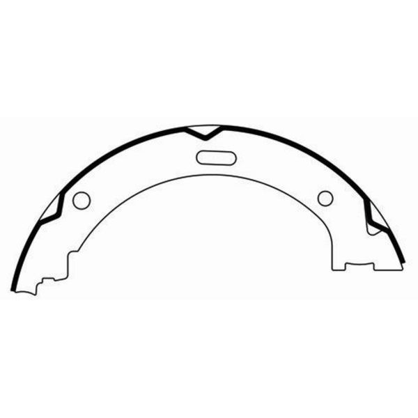 Centric Parts Centric Brake Shoes, 111.08680 111.08680